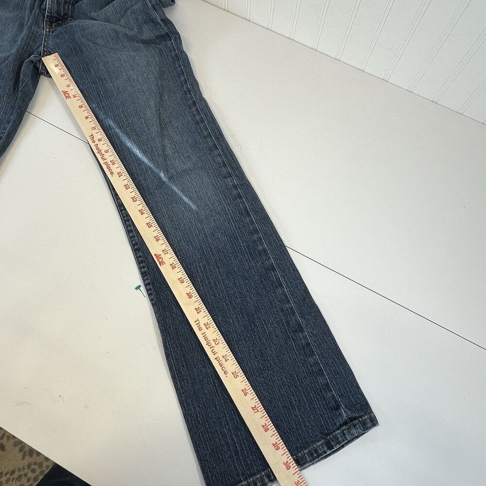 RL Polo Women Jeans‎ Cotton/Spandex Slight flair. SZ 10x32 Kelly Style. Med Wash - Picture 9 of 9